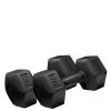 Iron Gym Fixed Hex Dumbbell, Pair -Udstyr og tilbehør butik 1506 45 Iron Gym 6kg x 2 Fixed Hex Dumbbell Pair 0421