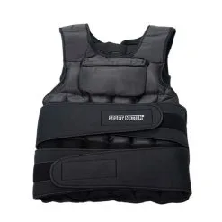 Sport Nation Adjustable Weight Vest With Front Pocket 10 Kilo, Black -Udstyr og tilbehør butik 1506 81 Sport Nation Adjustable Weight20Vest 10 kilo Black Aug22 2