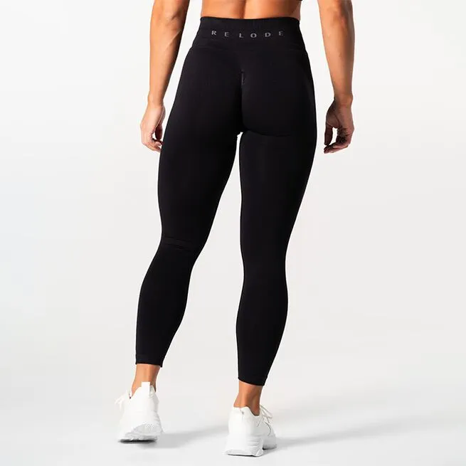 Relode Prime Scrunch Tights, Black 4 Relode Prime Scrunch Tights, Black - Billede 2