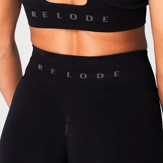 Relode Prime Scrunch Tights, Black 5 Relode Prime Scrunch Tights, Black - Billede 3