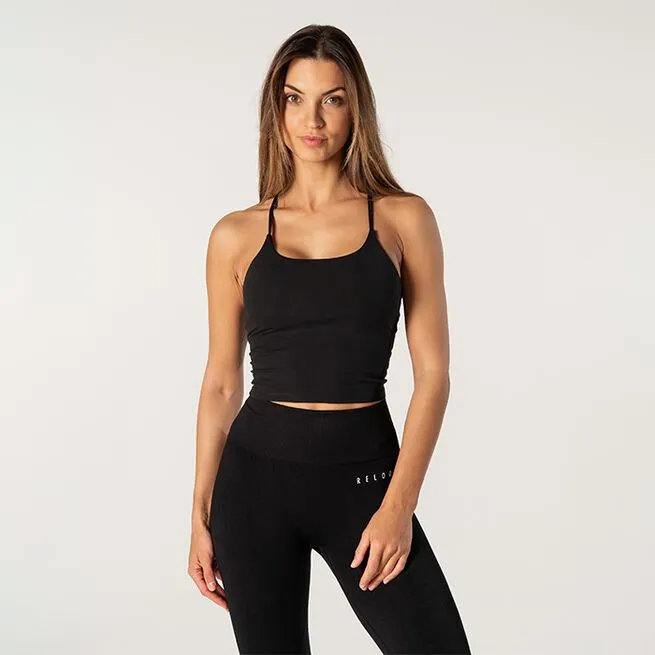 Relode Core Singlet Top, Black 3 Relode Core Singlet Top, Black