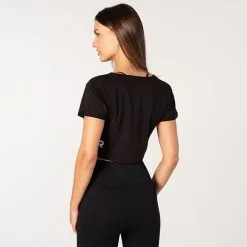 Relode Mercy Cropped T-shirt, Black -Udstyr og tilbehør butik 1687 25R Relode Mercy Cropped T shirt Black 02 0922