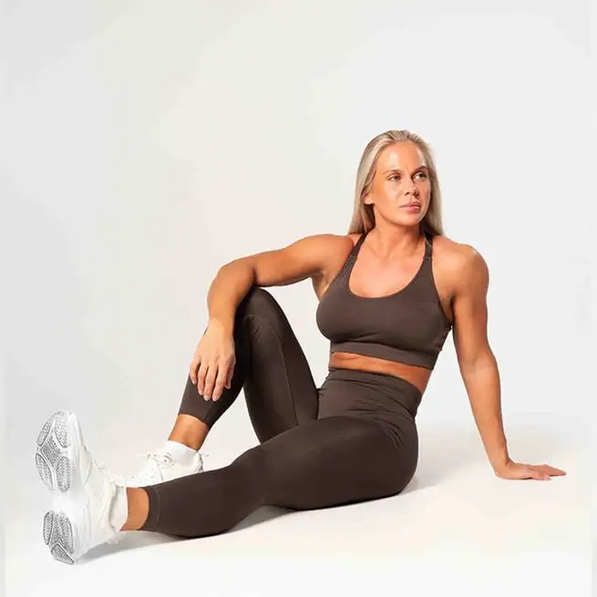 Relode Prime Scrunch Tights, Brown 5 Relode Prime Scrunch Tights, Brown - Billede 3