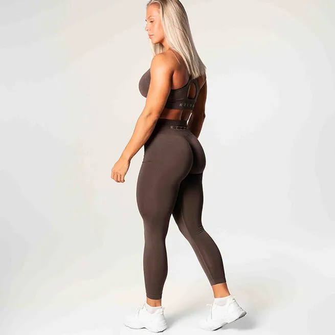 Relode Prime Scrunch Top, Brown 5 Relode Prime Scrunch Top, Brown - Billede 3