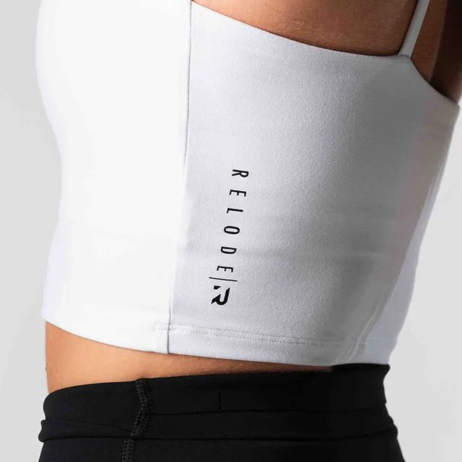 Relode Core Crop Top, White 5 Relode Core Crop Top, White - Billede 3