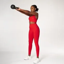 Relode Radiant Scrunch Tights, Red -Udstyr og tilbehør butik 1687 52R Relode Relode Radiant Scrunch Tights Red 04 jan23