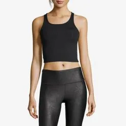 Casall Sportswear Crop Rib Racerback, White -Udstyr og tilbehør butik 204249010r casall bold rib crop tank black 1 1 1