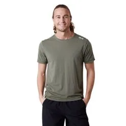 CLN Athletics CLN Trap Bamboo T-shirt, Dusty Olive -Udstyr og tilbehør butik 2140 82R CLN AthleticsCLN TrapBamboo T shirt DustyOlive 0123 2