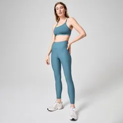 Casall Sportswear Graphic High Waist Tights, Ocean Blue