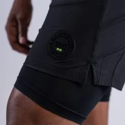 CLN Athletics CLN Rep 2 In 1 Shorts, Black -Udstyr og tilbehør butik 2160 00R CLN Athletics CLN Rep 2 in 1 Shorts Black 04 0922