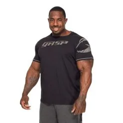 GASP Pro Logo Tee, Flame -Udstyr og tilbehør butik 220578994R Gasp Pro Logo Tee Washed Black 02 0420 2