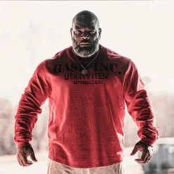 GASP Thermal Gym Sweater, Chili Red -Udstyr og tilbehør butik 220591370R Gasp Thermal Gym Sweater Chili Red 07 0620