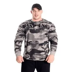 GASP Thermal Gym Sweater, Grey Melange -Udstyr og tilbehør butik 220591902R Gasp Thermal Gym Sweater Tactical Camo 01 0521 4