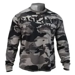 GASP Thermal Gym Sweater, Grey Melange -Udstyr og tilbehør butik 220591902r gasp thermal gym sweater tactical camo 2 4