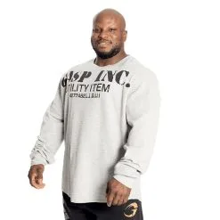 GASP Thermal Gym Sweater, Grey Melange -Udstyr og tilbehør butik 220591940R Gasp Thermal Gym Sweater Grey Melange 02 0121 4