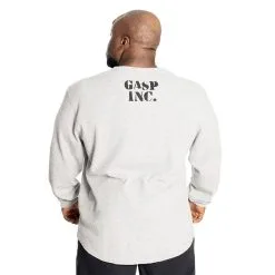 GASP Thermal Gym Sweater, Grey Melange -Udstyr og tilbehør butik 220591940R Gasp Thermal Gym Sweater Grey Melange 03 0121 3