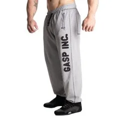 GASP Division Sweatpant, Light Grey Melange