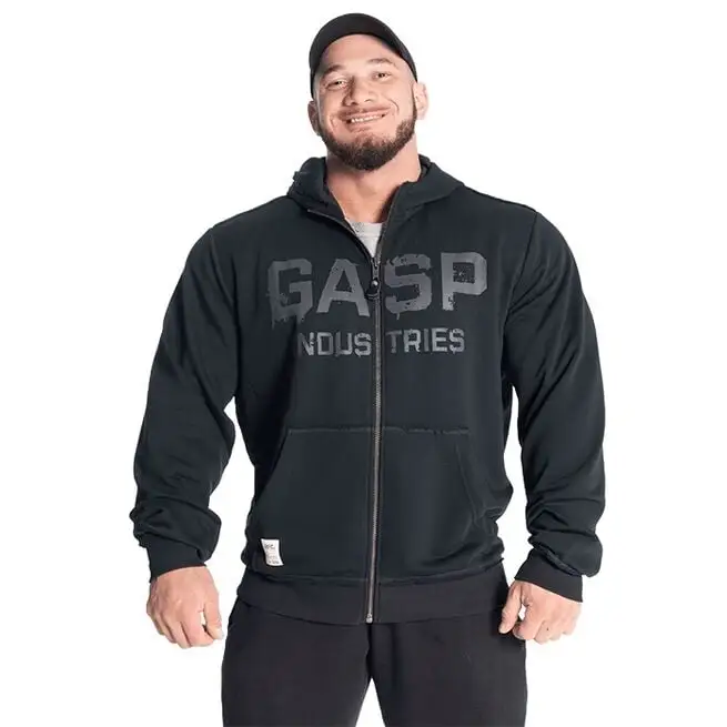 Gasp Layered Hood, Washed Black 3 Gasp Layered Hood, Washed Black