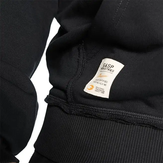 Gasp Layered Hood, Washed Black 8 Gasp Layered Hood, Washed Black - Billede 6