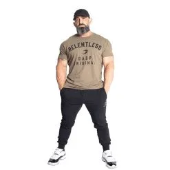 GASP Tapered Joggers, Light Grey Melange -Udstyr og tilbehør butik 220899999R GASP Tapered Jogger Black 06 nov20 3