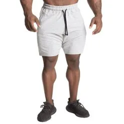 Gasp Tapered Sweatshorts, Light Grey Melange
