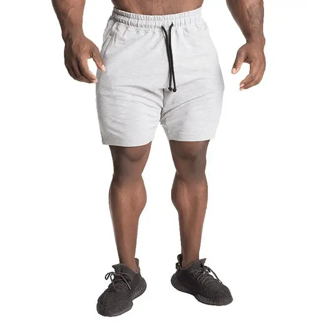 Gasp Tapered Sweatshorts, Light Grey Melange 8 Gasp Tapered Sweatshorts, Light Grey Melange - Billede 6