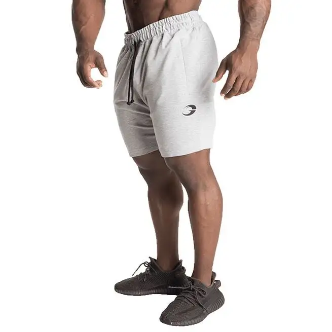Gasp Tapered Sweatshorts, Light Grey Melange 4 Gasp Tapered Sweatshorts, Light Grey Melange - Billede 2