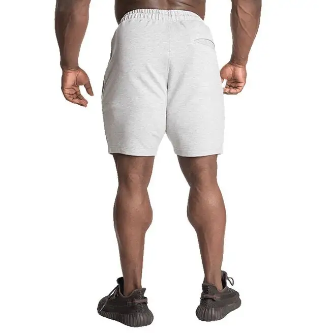 Gasp Tapered Sweatshorts, Light Grey Melange 5 Gasp Tapered Sweatshorts, Light Grey Melange - Billede 3