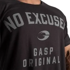 GASP Atlas Tee, Black No Excuses -Udstyr og tilbehør butik 220945909R Gasp Atlas Tee Black No Excuses 04 april22