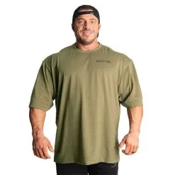 GASP Division Iron Tee, Army Green Melange