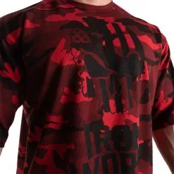 GASP Thermal Skull Tee, Red Camo -Udstyr og tilbehør butik 220958330R GASP Thermal Skull Tee RedCamo 0223 1
