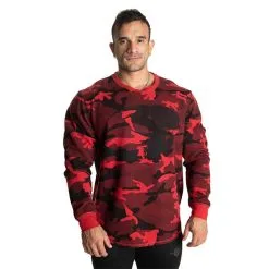 GASP Thermal Logo Sweater, Red Camo