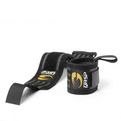 GASP Gear Hardcore Wrist Wraps, Black/Grey