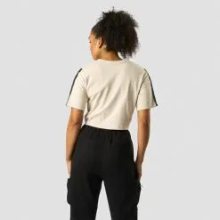 ICANIWILL Stance Cropped T-shirt, Black -Udstyr og tilbehør butik 3181 164R ICANIWILL Stance Cropped T shirt Beige 02 feb23 3