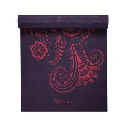 Gaiam Aubergine Swirl Yoga Mat, 6mm