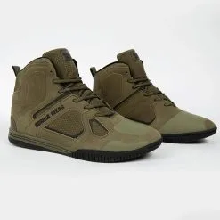 Gorilla Wear Troy High Tops, Army Green -Udstyr og tilbehør butik 900094091R Gorilla Wear Troy High Tops army green 03 mars21