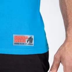 Gorilla Wear Classic Tank Top, Blue -Udstyr og tilbehør butik 901043010R Gorilla Wear Classic Tank Top Blue 03 0922