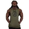 Gorilla Wear Lawrence Hooded Tank Top, Army -Udstyr og tilbehør butik 901214000r lawrence hooded tank top army green 2 1 1