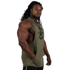 Gorilla Wear Lawrence Hooded Tank Top, Black -Udstyr og tilbehør butik 901214000r lawrence hooded tank top army green 3 1