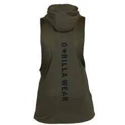 Gorilla Wear Lawrence Hooded Tank Top, Black -Udstyr og tilbehør butik 901214000r lawrence hooded tank top army green 5 1