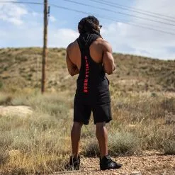 Gorilla Wear Lawrence Hooded Tank Top, Black -Udstyr og tilbehør butik 901219000r lawrence hooded tank top black 7