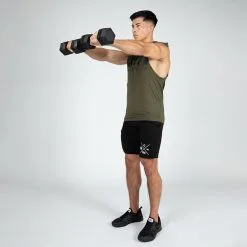 Gorilla Wear Rogers Hooded Tank Top, Army Green -Udstyr og tilbehør butik 901274000R Gorilla Wear Rogers Hooded Tank Top Army Green 06 0922