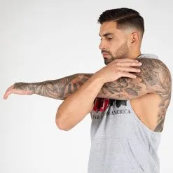 Gorilla Wear Rogers Hooded Tank Top, Grey Melange -Udstyr og tilbehør butik 901278000R Gorilla Wear Rogers Hooded Tank Top Grey Melange 04 0922