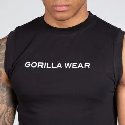 Gorilla Wear Sorrento Sleeveless T-Shirt, Black -Udstyr og tilbehør butik 901319000R Gorilla Wear Sorrento Sleeveless T Shirt black 03 0921