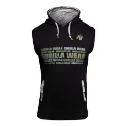 Gorilla Wear Melbourne S/L Hooded T-Shirt, Black