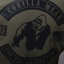 Gorilla Wear Detroit T-Shirt, Army Green -Udstyr og tilbehør butik 905294000r detroit t shirt army green 7 1