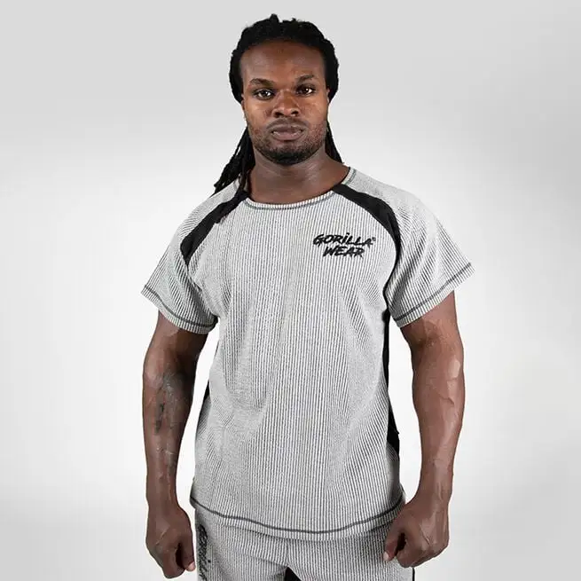 Gorilla Wear Augustine Old School Work Out Top, Grey 14 Gorilla Wear Augustine Old School Work Out Top, Grey - Billede 12