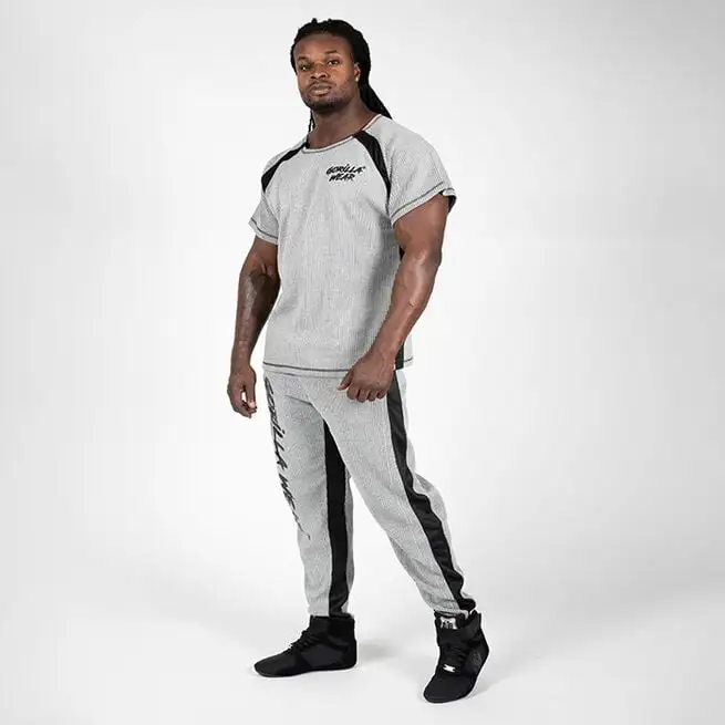 Gorilla Wear Augustine Old School Work Out Top, Grey 19 Gorilla Wear Augustine Old School Work Out Top, Grey - Billede 17