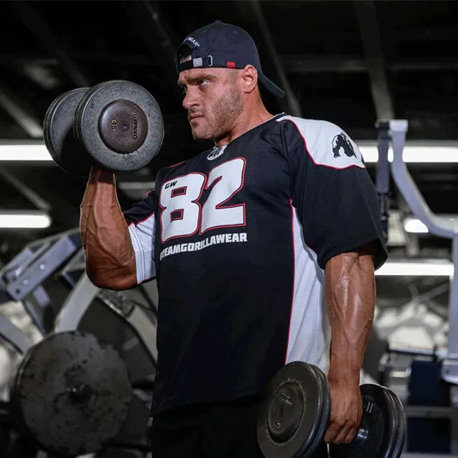 Athlete T-Shirt 2.0 Gorilla Wear, Black/White 8 Athlete T-Shirt 2.0 Gorilla Wear, Black/White - Billede 6