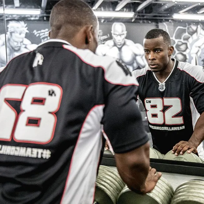 Athlete T-Shirt 2.0 Gorilla Wear, Black/White 9 Athlete T-Shirt 2.0 Gorilla Wear, Black/White - Billede 7